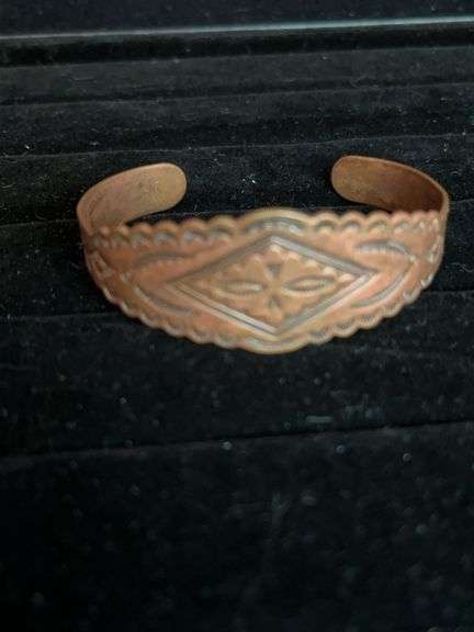 Native American Copper Cuff Bracelet
