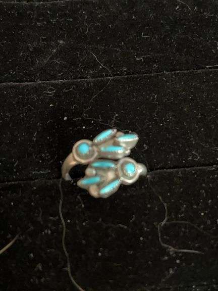 Turquoise and Sterling Ring