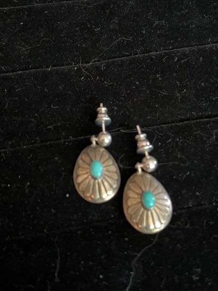 Turquoise and Sterling Earrings