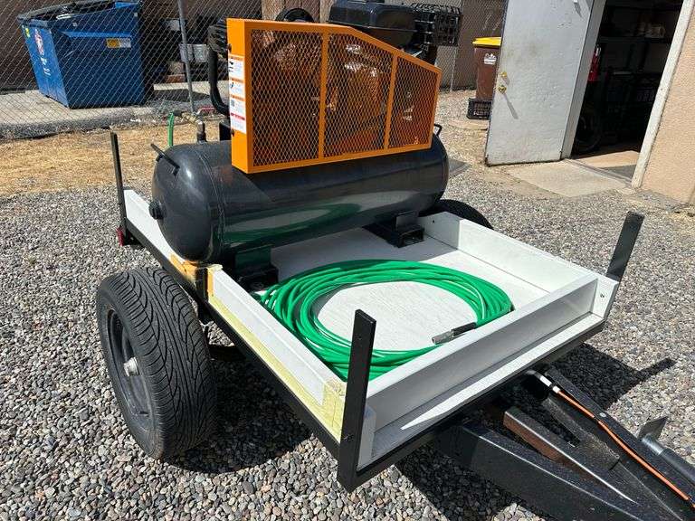Air Compressor on Trailer