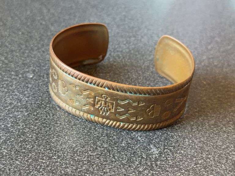 Southwestern Themed Copper Cuff