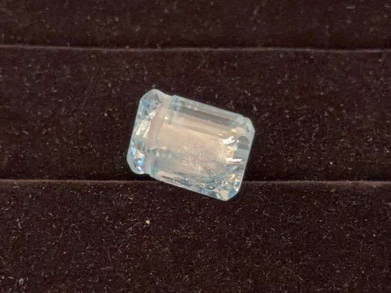 Square Cut Wire-Prepped Blue Topaz