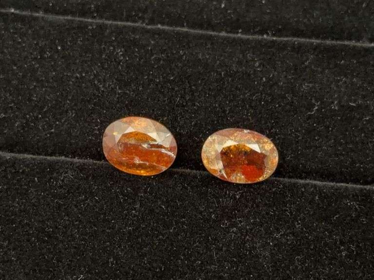 Two Hessonite Garnets “Cinnamon Stone”