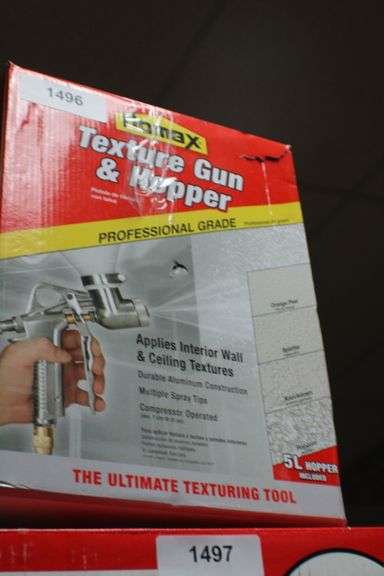 MSRP: $69.98] Homax Pro Gun and Hopper for Spray Texture Repair ...