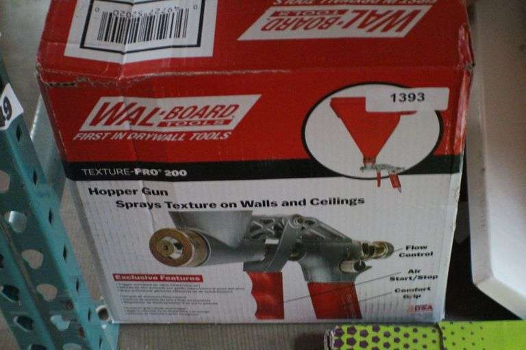 MSRP: $87.97] Wal-Board Tools Texture-Pro 200 Hopper Gun Sprayer with 3 ...