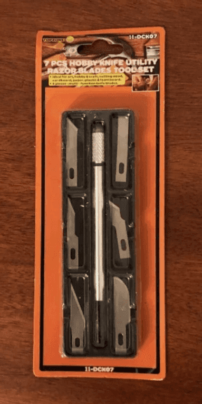 7 Pcs Hobby Knife Utility Razor Blades Tool Set. Multi-Function Blades ...