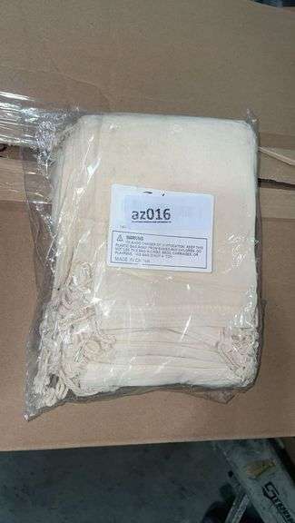 Tendwarm 50 Pieces 5X7 Inches Cotton Drawstring Bags Reusable Muslin Sachet Bag For Party Wedding Storage Home Supplies Grade:AvB Retail:$39.99