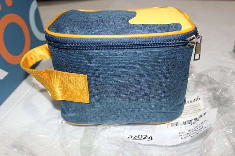 Vandhome 18/8 Stainless Steel Portable Lunch Container Set, Blue, 34Oz Grade:AvB Retail:$25.99