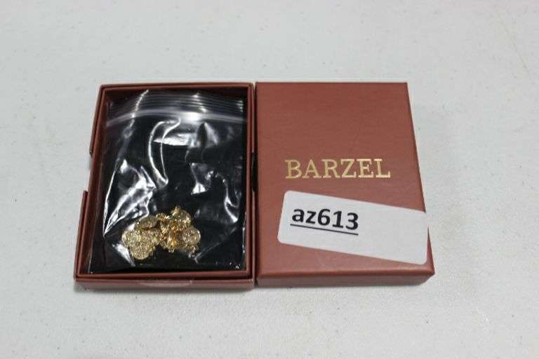 Barzel 18K Gold Plated Charm Anklet, Multi Charm
