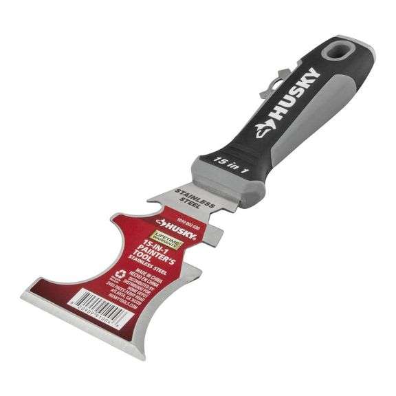 [✓] [EXT MSRP: $13.96] 15-in-1 Painters Multi-Tool with Stainless Steel Blade