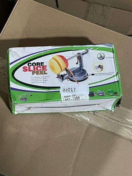 Apple Peeler, Airead Stainless Steel Blades Potato Pear Corer Slicer Peeler, Durable Heavy Duty Die Cast Mechanical Hand-Cranking Kitchen Tool Fruit Vegetable Peeler Machine With Powerful Suction Base Grade:AvB Retail:$29.99