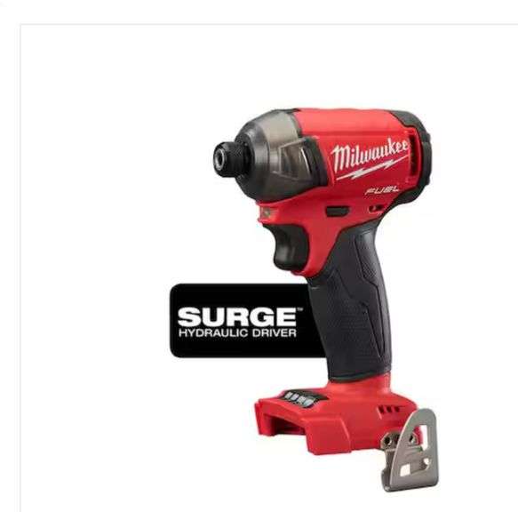 M18 FUEL SURGE 18V Lithium-Ion Brushless Cordless 1/4 in. Hex Impact Driver (Tool-Only) $169 box tested