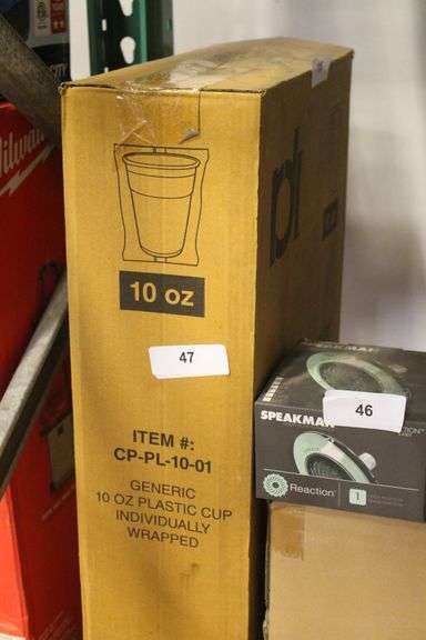 [✓] [MSRP: $124.99] Wrapped 10 Oz Plastic Cup, Case Of 1,000