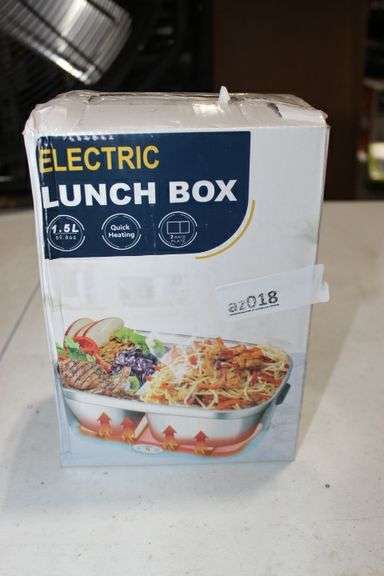 Letaaka Electric Lunch Box Food Warmer, 80W Food Heater 3 In 1 12/24/110V For Car And Home, Lunch Heating Microwave For Truckers With 304 Stainless Steel Container, Heated Food Box With Tableware Grade:AvB Retail:$49.99