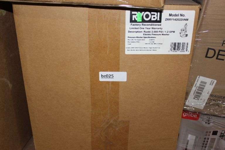 2000 Psi 1.2 Gpm Cold Water Corded Electric Pressure Washer Retail:$200