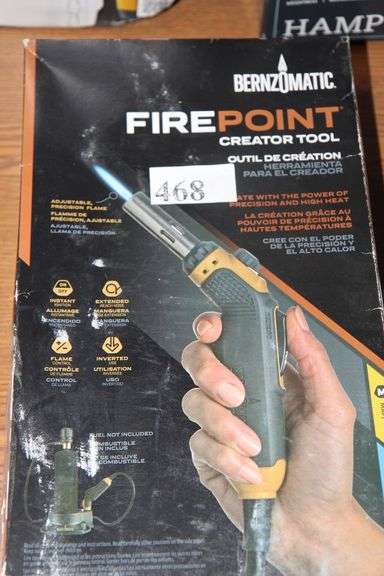 Chalumeau Au Propane à Température Réglable Bernzomatic FirePoint Bz8360t 0587517p