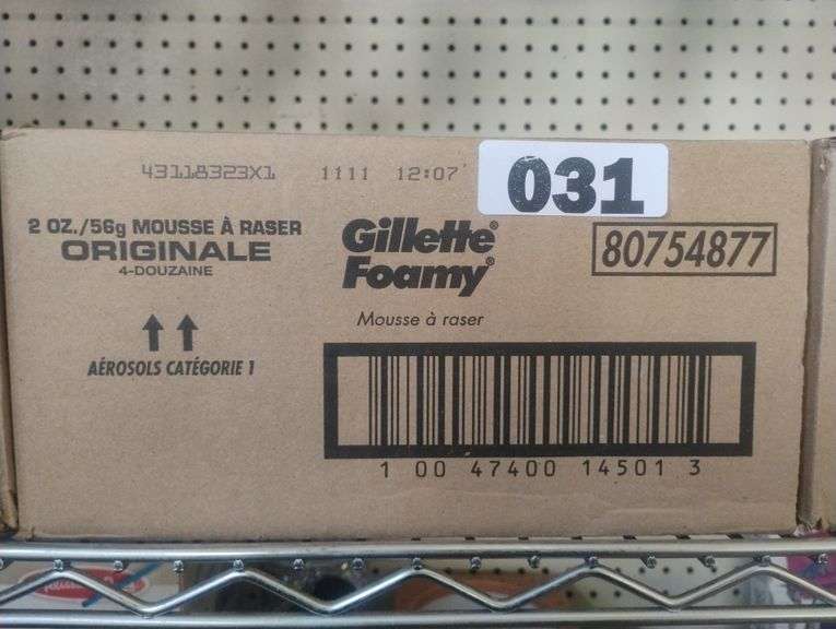 Gillette Foamy Original Shaving Mousse (2 oz / 56g). A classic rich and creamy lather shaving foam designed for a comfortable shave. - $1.50 - 2.50