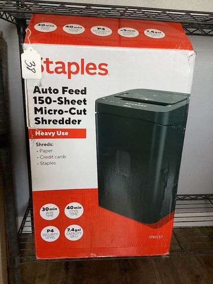 Staples Microcut Shredder