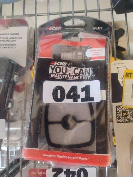 ECHO YOU CAN Maintenance Kit 90152Y. A genuine tune-up kit containing a spark plug and air filter for maintaining select ECHO power equipment. - $10 - 15