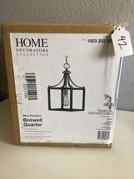 Mini Pendant Boswell Quarter