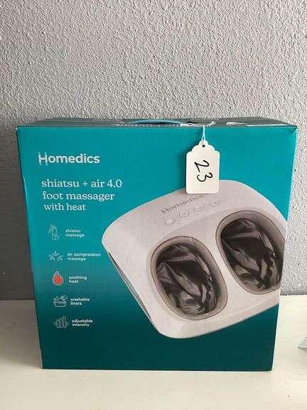 HOMEDICS SHIATSU + AIR FOOT MASSAGER