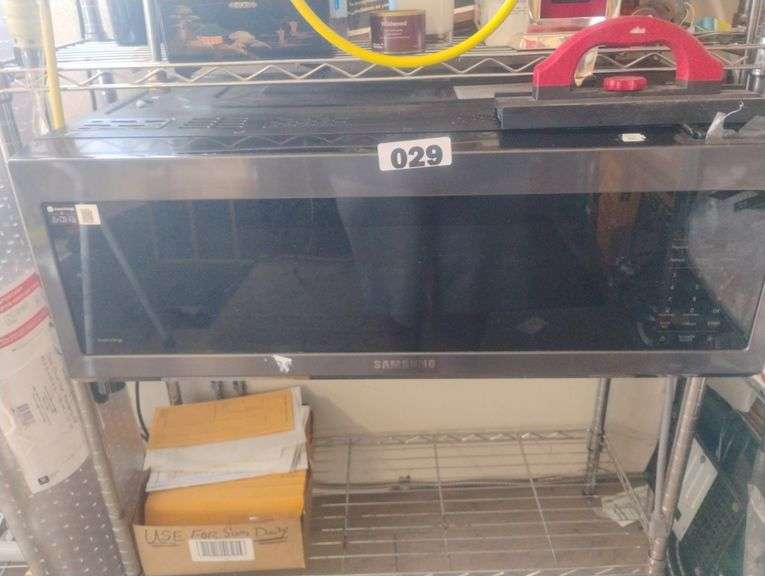 Samsung Smart Over-the-Range Microwave. A smart over-the-range microwave oven that can be controlled and monitored remotely using a smartphone app. - $150 - 250