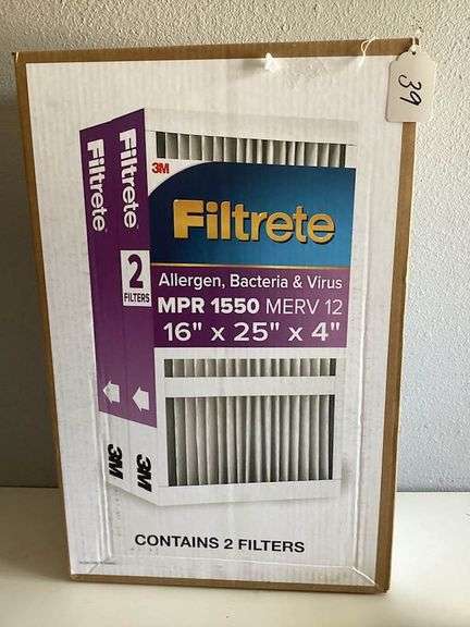 Filtrete- 16x25x4 Filters