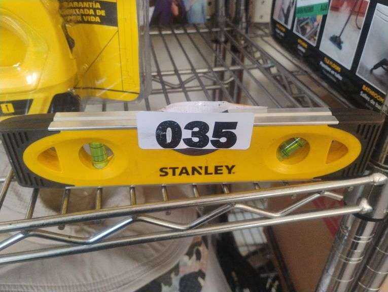 Stanley 9-Inch Magnetic Torpedo Level. A compact, shock-resistant magnetic level used for determining horizontal (level) and vertical (plumb) surfaces. - $10 - 15