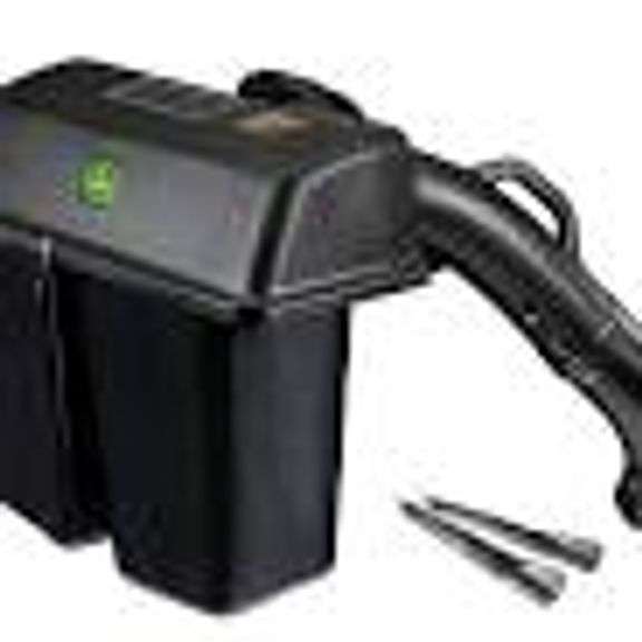 John Deere BG20776 48-inch Rear Bagger. A 6.5-bushel capacity rear bagger attachment with included blades, designed for John Deere 100 Series riding mowers with a 48-inch deck. - $459.00