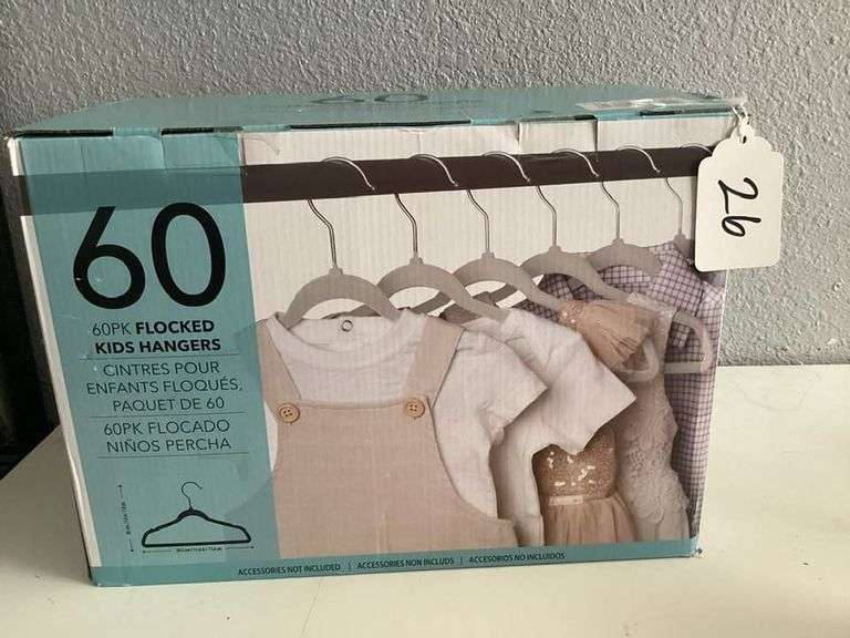 Kids Flocked Hangers