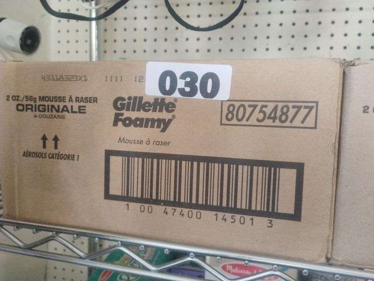 Gillette Foamy Original Shaving Mousse (2 oz). A travel-sized can of classic shaving foam that produces a rich, creamy lather for a comfortable shave. - $1.50 - 2.50