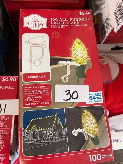 100 ALL PURPOSE LIGHT CLIPS