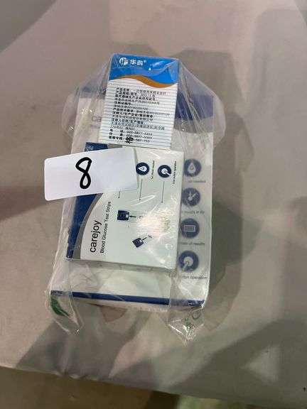 CAREJOY BLOOD GLUOCOSE DEVICE WITH LANCETS AND STRIPS