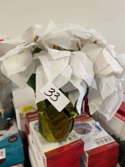 FAUX CHRISTMAS FLOWERS