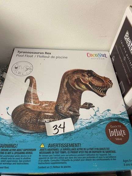 TYRANNOSAURUS REX POOL FLOAT