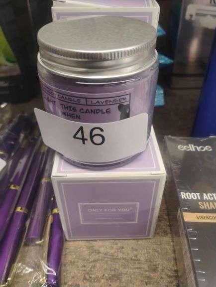 Only For You 'Light This Candle When' Lavender Scented Soy Candle. This lavender-scented soy wax candle comes in a glass jar and is intended for aromatherapy and relaxation. - $15 - 25