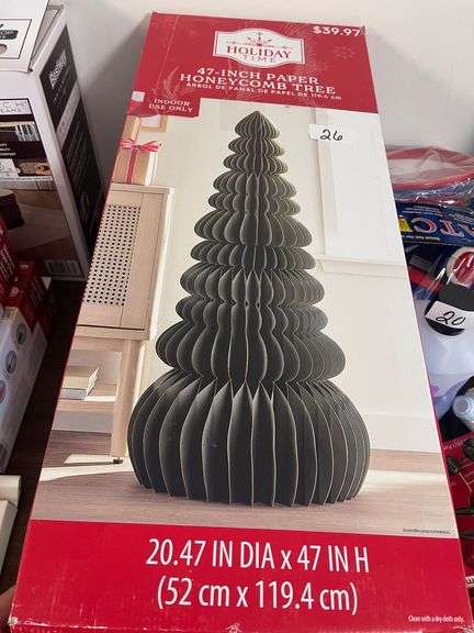 47 INCH PAPER HONEYCOMB TREE
