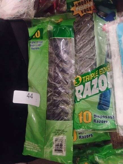 The R 12 Razor RAZO Triple Edge Disposable Razors. These disposable razors feature a ...