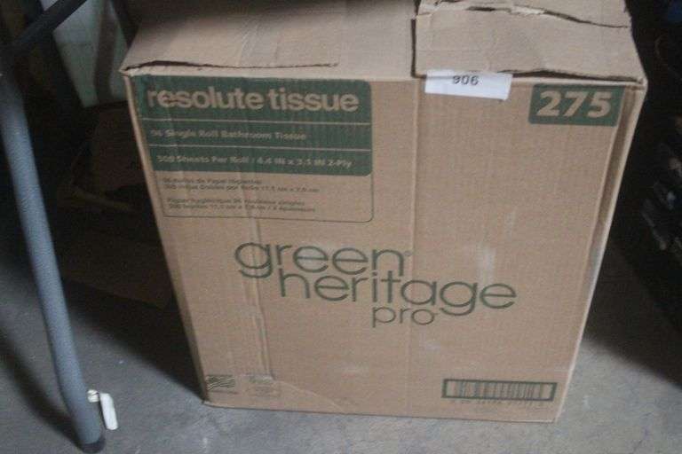 [MSRP: $56.74] Resolute Tissue Green Heritage 4.4 in. x 3.1 in. 2-Ply ...