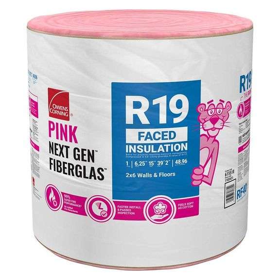 [EXT MSRP: $188.64] Owens Corning EcoTouch R-19 48.96-sq ft Single ...