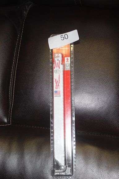 MILWAUKEE SAW BLADE 9"/18 TEETH 5 PACK