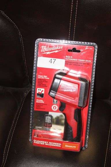MILWAUKEE 10:1 INFRARED TEMP GUN 6FT RANGE