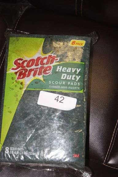 SCOTCH BRITE SCOUR PADS 8 PACK