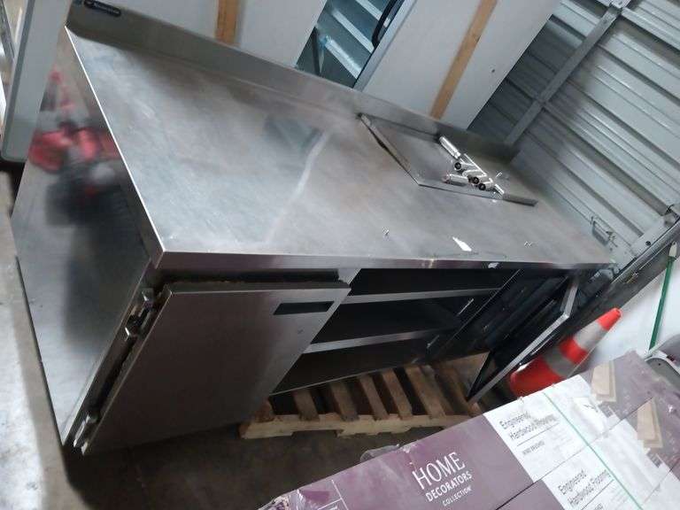 WASSERSTROM STAINLESS STEEL COMMERCIAL COOLER (WORKING) $4200.00 reserve $300.00