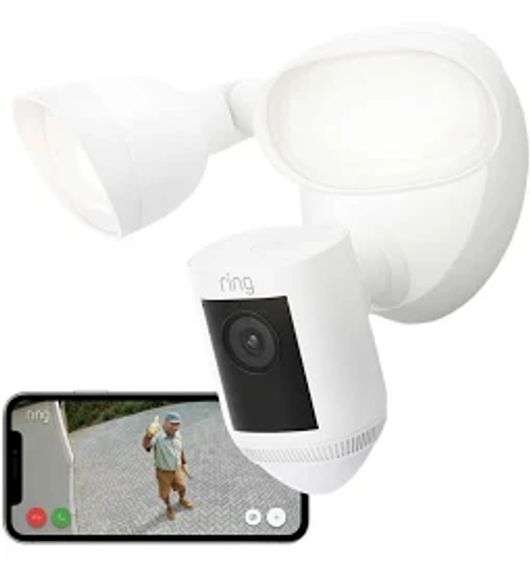 ring floodlight cam wired pro white retail 249.49