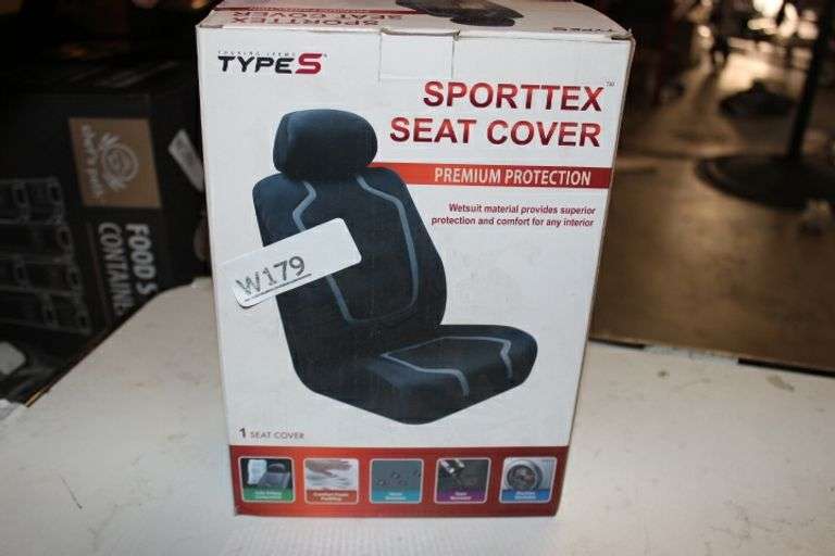 Type S Sc54724-6 Grey Luxury Seat Cover (Sporttex) Retail:$38