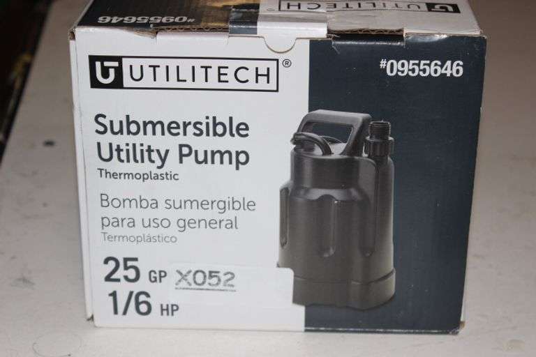 Utility Pump 1/6 Hp (309016) Retail:$108.98