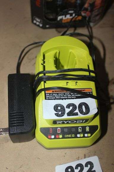 RYOBI ONE PLUS BATTERY CHARGER WITH CORD