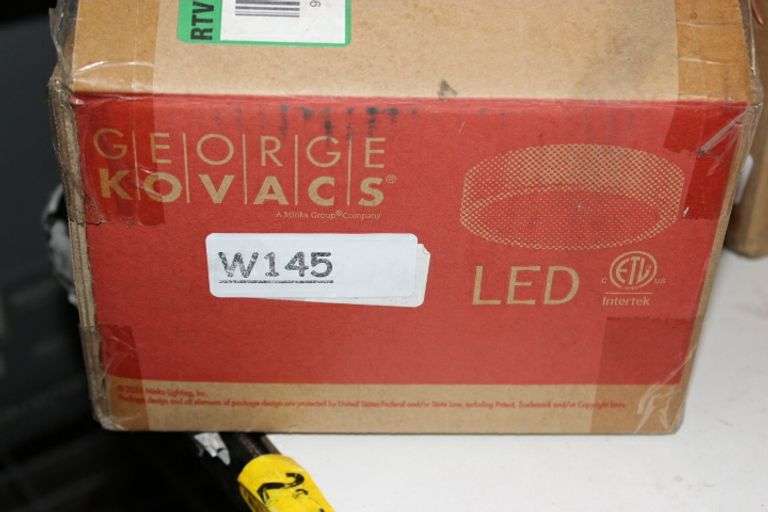 George Kovacs 40-Watt Equivalent Painted Copper Bronze Patina Led Flushmount Retail:$30.22