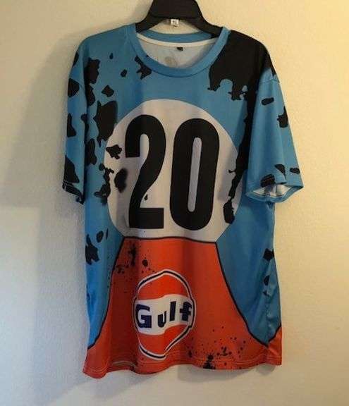 Gulf Print T-Shirt Asian Size 3X